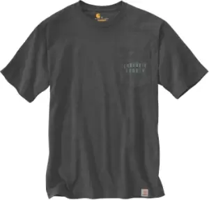 Carhartt Workwear Back Graphic T-Shirt, grey, Size S, grey, Size S