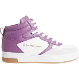 Calvin Klein Jeans Cupsole Mid Lth Mono - Purple