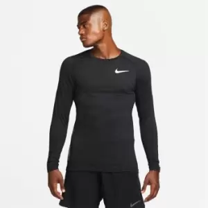 Nike Warm Crew Top Mens - Black