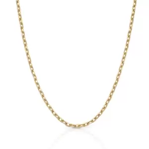 JG Signature 9ct Gold Diamond Cut Trace Chain