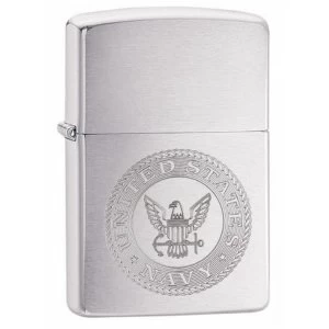 Zippo U.S. Navy Brushed Chrome