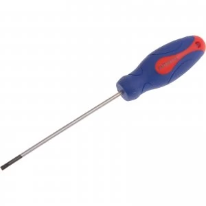 Faithfull Soft Grip Terminal Slotted Tip Screwdriver 3mm 100mm