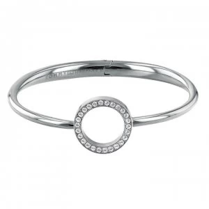 Tommy Hilfiger Open Circle Bangle - Silver