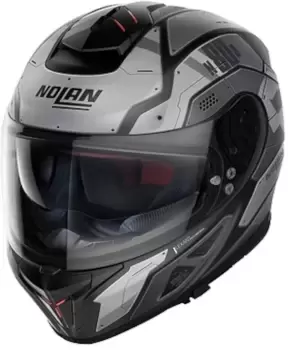 Nolan N80-8 Starscream N-Com Helmet, black-grey, Size 2XL, black-grey, Size 2XL