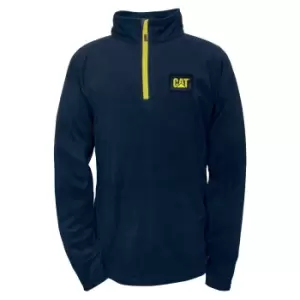 Caterpillar Mens Concord Fleece Pullover (S) (Navy)