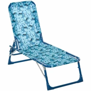 Zesty Kids Shark Reclining Folding Sun Lounger, none