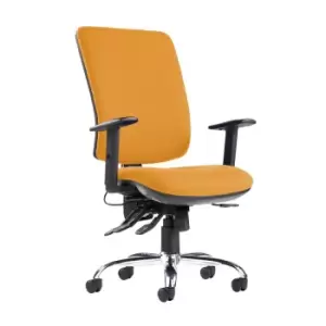 Dams MTO Senza Ergo 24HR Ergonomic Asynchro Task Chair - Costa Blue