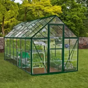 Palram Canopoi Harmony Green 6 x 14ft Greenhouse - Garden & Outdoor