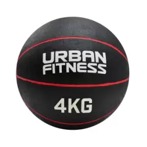 Urban Fitness Medicine Ball 4kg - Red