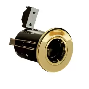 Red Arrow Fixed Downlight Fire Rated GU10 Brass