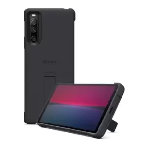 Sony Xperia 10 IV Black Style Cover with Stand XQZCBCCB.ROW