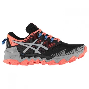 Asics Gel Fujitrabuco 8 Ladies Running Shoes - Pink/Grey