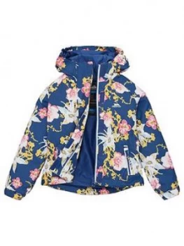 Trespass Trespass Girls Hopeful Floral Print Jacket - Blue Print, Blue Print, Size 2-3 Years, Women