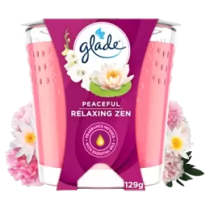 Glade Candle Relaxing Zen 129g