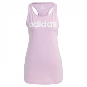 adidas Womens Essentials Linear Loose Tank Top - Clear Lilac