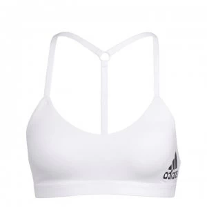 adidas AM Logo Bra - WHITE/BLACK