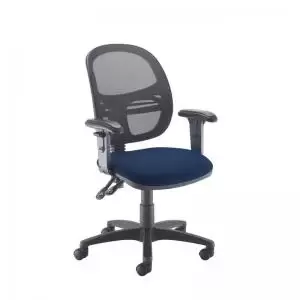 Jota Mesh medium back operators chair with adjustable arms - Costa