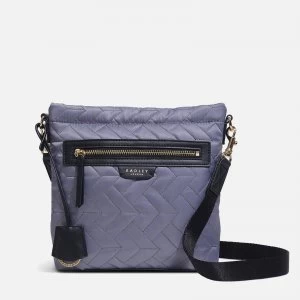 Radley Womens Finsbury Park Quilted Small Ziptop Cross Body Bag - Fossil