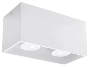 2 Light Ceiling White, GU10