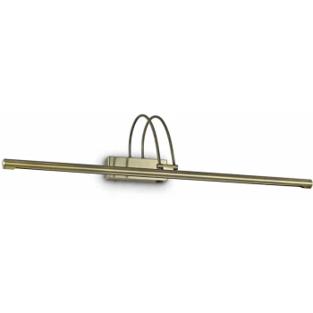 Ideal Lux Lighting - Ideal Lux Bow - LED Large Picture Wall Light Antique Brass