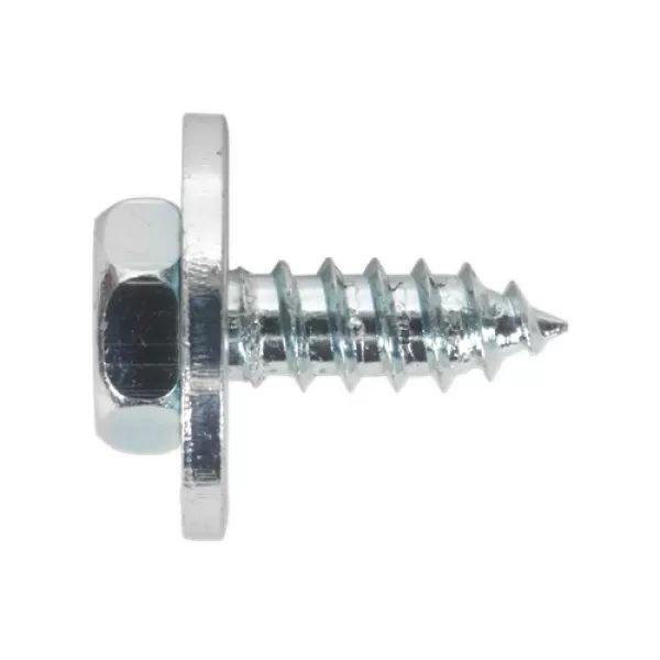 Sealey ASW101 Acme Screw with Captive Washer M10 x 1/2 Zinc BS 7976/6903/B