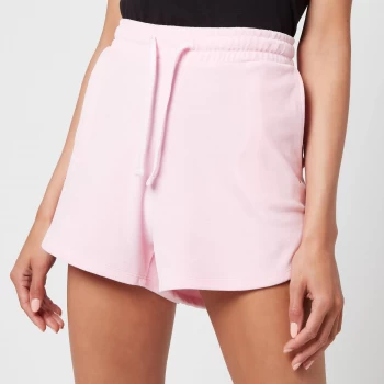 Tommy Jeans Womens TJW Pastel Velour Shorts - Romantic Pink - L