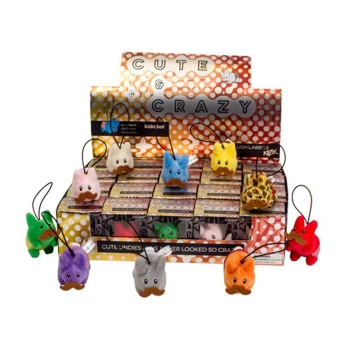 Kidrobot Happy Labbit Plush Cute N' Crazy Keychain Assortment