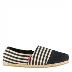 Jack and Jones Espadrille Canvas Shoes - Navy Stripe