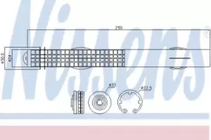 Nissens Dryer air conditioning 95467