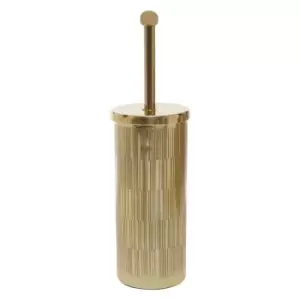 Interiors By Ph Aluminium Toilet Brush Gold Finish