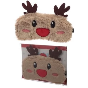 Plush Reindeer Eye Mask