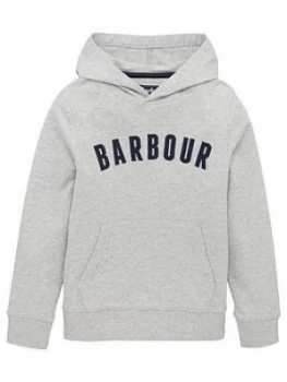 Barbour Boys Logo Hoodie - Grey