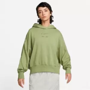 Nike Air Womens Fleece Hoodie - Green