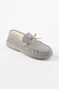 Suede Memory Foam Moccasin Slippers