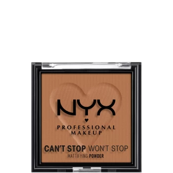 NYX Professional Makeup Can't Stop Won't Stop Mattifying Lightweight Powder 7g (Various Shades) - Mocha