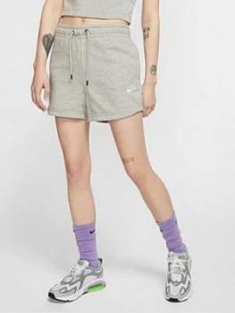 Nike NSW Essentials Shorts - Dark Grey Heather, Size XL, Women