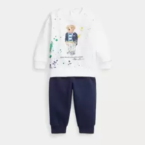 Polo Ralph Lauren Babys' Bear Set - White - 12-18 months