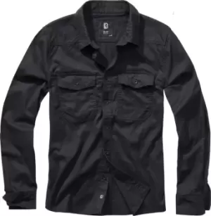 Brandit Flanell Shirt, black, Size 6XL, black, Size 6XL