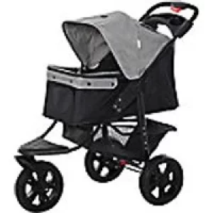 PawHut Pet Stroller D00-108V01GY 1065 x 1095 x 545mm Grey