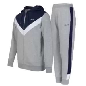 Slazenger Fleece Tracksuit Mens - Blue