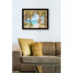 SC0914 Multicolor Decorative Framed MDF Painting