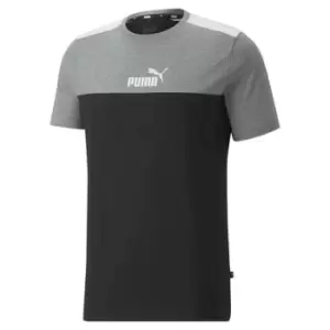 Puma ESS Block T Shirt Mens - Black