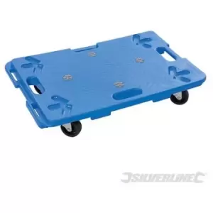 407053) Interlocking Plastic Dolly 100kg - Silverline