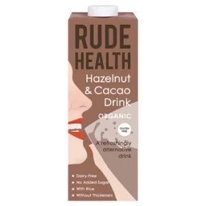 Rude Health Hazelnut & Cacao Drink Organic 1l (3 minimum)