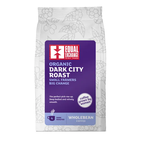 Equal Exchange Organic Dark City Roast Beans Coffee 227g