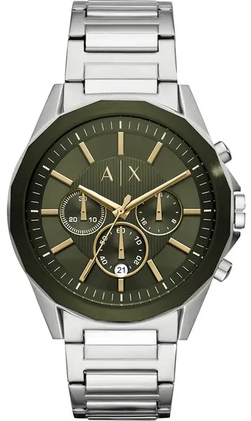 Armani Exchange Watch Chronograph Mens - Green AMX-005