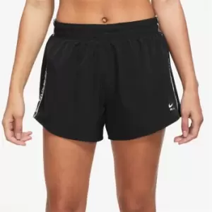 Nike Air Dri-FIT Womens Mid-Rise 3 Shorts - Black