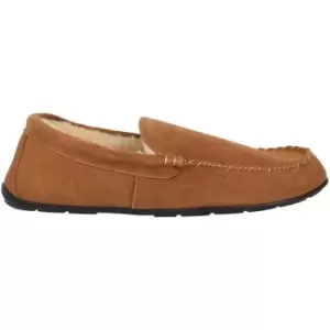 Firetrap Moccasin Slippers Mens - Brown