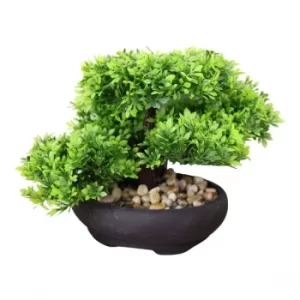 Eastern Faux Bonsai Tree in Boxwood Style