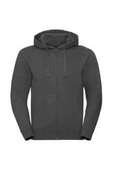 Authentic Melange Zipped Hoodie